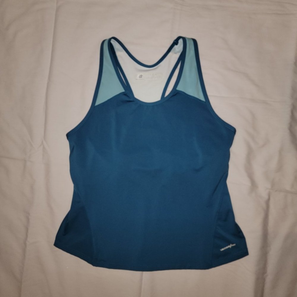 Blue New Balance Workout Tank Top